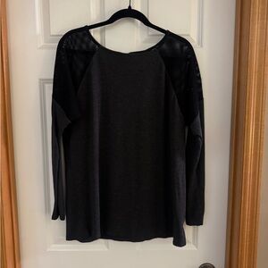 Champion Women's Black Long Sleeve Top
